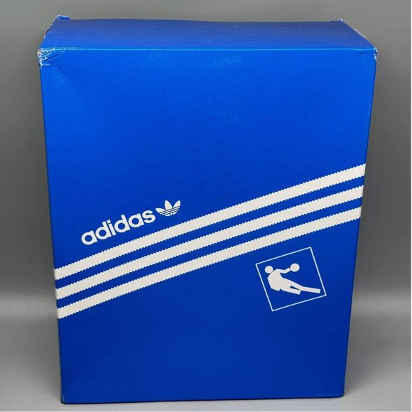 Adidas Mens Forum 84 High Court Leather White Green Red Size 8 Basketball NEW - Picture 7 of 10